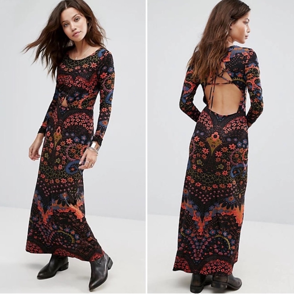 Free People Multicolor Maxi Dress